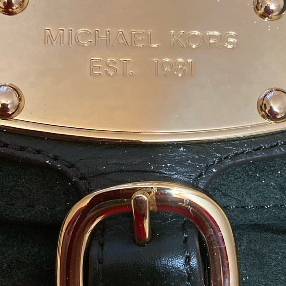 Michael Kors Est 1981 Shoulder Bag Purse Green - Picture 3 of 13